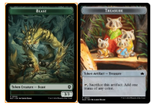Beast (0024) // Treasure (0029) Double-Sided Token